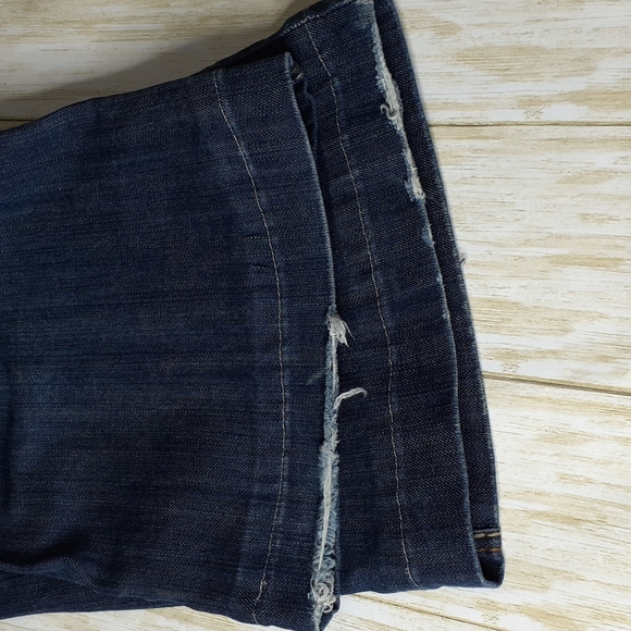UGS Underground Soul  Distressed Bootcut Blue Jeans Size 11 - Picture 11 of 16